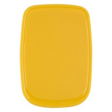 2deco 矽膠副食品砧板, 黃色, 1套