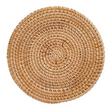 Saenghwalgongsik 藤編杯墊 隔熱墊, 1個, 棕色