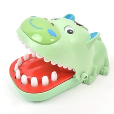 豬造型咬人玩具, 綠色