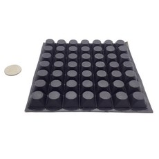 3M Bumpon 防滑貼紙 黑色 A0033 49入, 1組