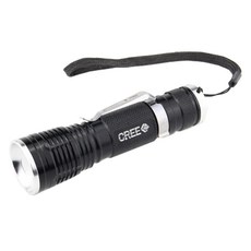 DAILY FRIENDS 超高功率變焦手電筒 黑色, 1個