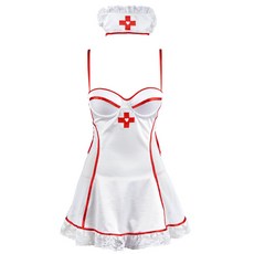 Anisum蕾絲吊帶連身裙護士COSPLAY服裝活動服裝