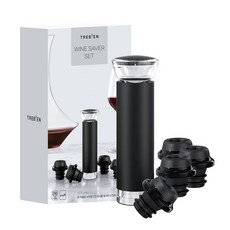 TREBIEN 紅酒保鮮器套組 V2, 混色, 1套