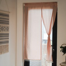 條紋格紋遮蔽簾, BC08 粉紅色