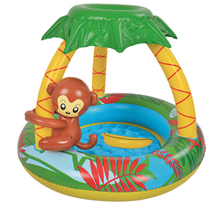 Dangsamshop狗狗猴子泳圈, 混色