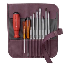 PB SWISS TOOLS 起子組 十字及一字螺絲起子9支組 高精密度, 紫色, 1組