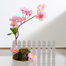 플라워트리 조화 봄날의 울타리 장식 17 x 20 cm, 17벚꽃, 1개