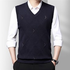男款DM基本壓花針織背心