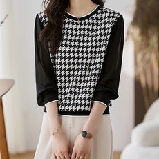 POPLARNC 秀婷千鳥格襯衫 P24SPBL120707