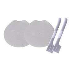 carno 寵物罐矽教蓋 2入+勺子 2入, 1套, 灰色