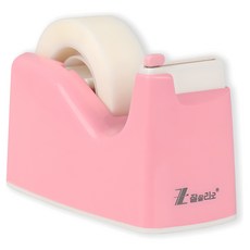 ZzalRio 迷你自動安全兒童膠帶台 彩虹系列, 02粉色, 1個