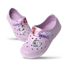 孩童款冰雪奇緣印花室內拖鞋