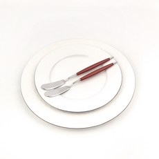 Bogen 蒙布朗可愛餐具奶油刀, 紅色, 2個