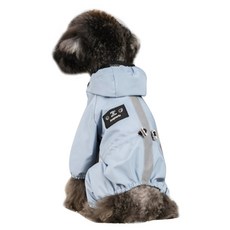 DING DONG PET 寵物Nose防水連身衣, 藍色