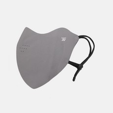 whitesands Green Label 防寒抗UV Sadiro口罩, 淺灰色, 1個