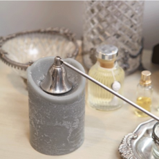 COTE TABLE 古色古香的絲帶蠟燭煙槍, 銀, 1個