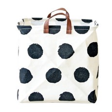 민성컴퍼니 패브릭 사각 귀여운 보관 바구니, 원, 1개