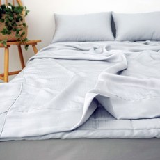 Bassum 豐基夏季人造絲單層薄被, 灰色