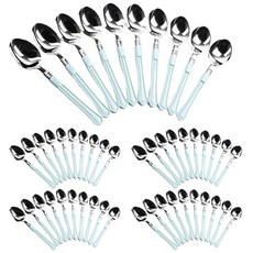 파티해 홈파티 플레이팅 스푼 10p, 민트, 5개