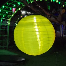 VISANG 太陽能蓮花燈 30cm, 黃色