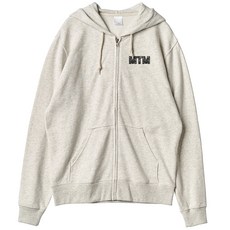 男款MTM印花連帽拉鍊外套