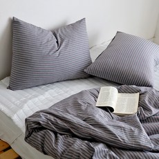 까사베르데 순면 레이미 스트라이프 베게커버