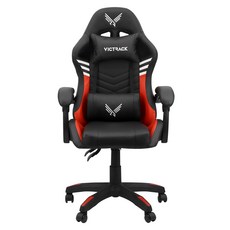 VICTRACK Light 可調節角度 電競電腦辦公椅 A-02, 黑色, 紅色