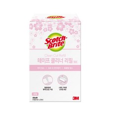 3M Scotch-Brite 百利 黏貼除塵清潔滾輪補充裝 淡粉色 4入組, 1組