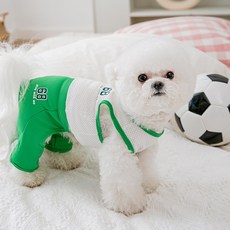 PASTEL PET 寵物網眼運動連身衣, 綠色