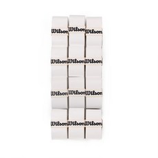 Wilson 羽毛球握柄緩衝貼 12入, 白色的