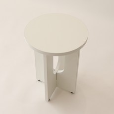 숲속애 거실 테이블 S, 화이트