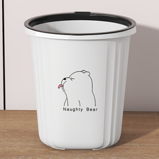 Ilsangsokbanzzak 頑皮熊垃圾桶, 白色