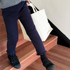 고잉키즈 여아용 골지 플랙 레깅스