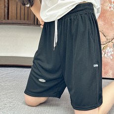 DMELD 女款運動風鬆緊抽繩寬鬆短褲
