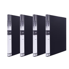 Heemang 透明文件夾 Hc133 B4 20p, 黑色, 4個