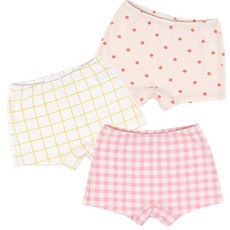 Maykids 女童款印花彈力四角內褲 3件組