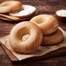 프레시오늘 쫄깃촉촉 플레인 베이글, 105g, 4개입, 1개