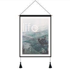 알로데 선인장 그림 천 벽장식 행잉 포스터, NO 10