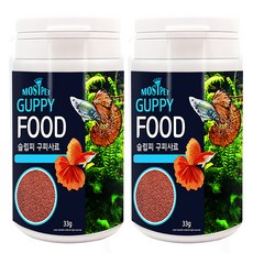 모스트펫 슬립피 구피, 33g, 2개