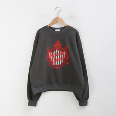 피핀 여성용 메종 엠보 자수 맨투맨 111117