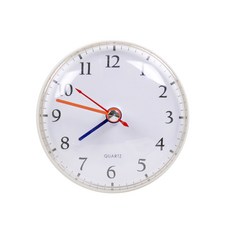 FLaiTO 果凍吸盤防水時鐘, 象牙白