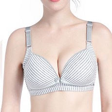 孕婦現代條紋哺乳內衣
