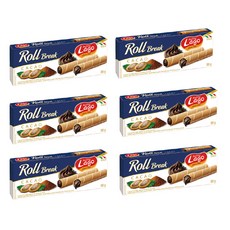 Gastone Lago 可可風味夾心捲, 80g, 6盒