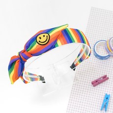 Bidangil B-mile 彩色線條髮箍