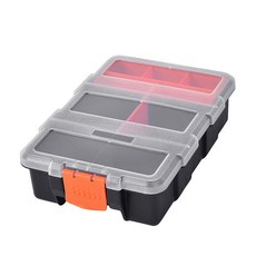 AHOYE 零件收納盒 11格 23 x 16cm 多功能 五金工具, 1個