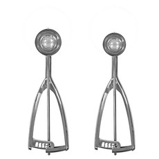 全不鏽鋼冰淇淋勺 40號 + 50號套組, 單一顏色, 1套