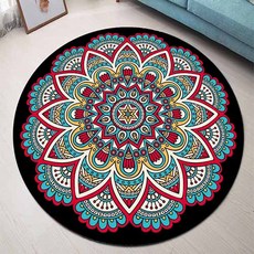 골라골라 침실 만다라 라운드 카펫