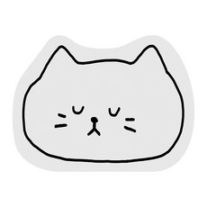 cofv 珪藻土餐具乾燥墊 M, 瞌睡貓