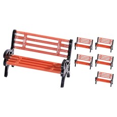 softholic 長椅型生態缸花盆室內擺飾 咖啡色 M 6入, 棕色