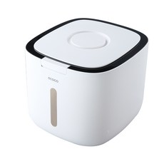 Vino Eco Co一觸式米桶 10kg+刻度杯, 黑色